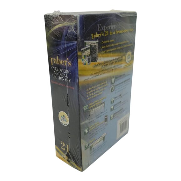 Taber's Cyclopedic Medical Dictionary 21st Edition Thumb Indexed DVD NEW SEALED - Picture 5 of 14